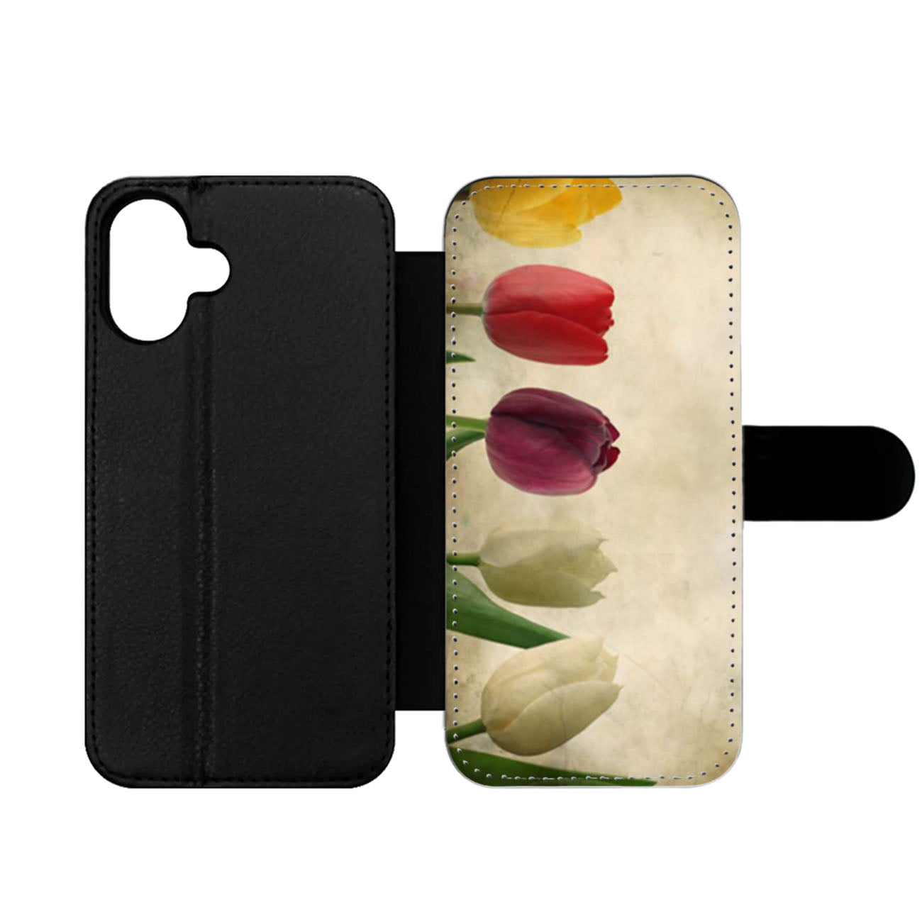Tulip Art Wallet iPhone Case