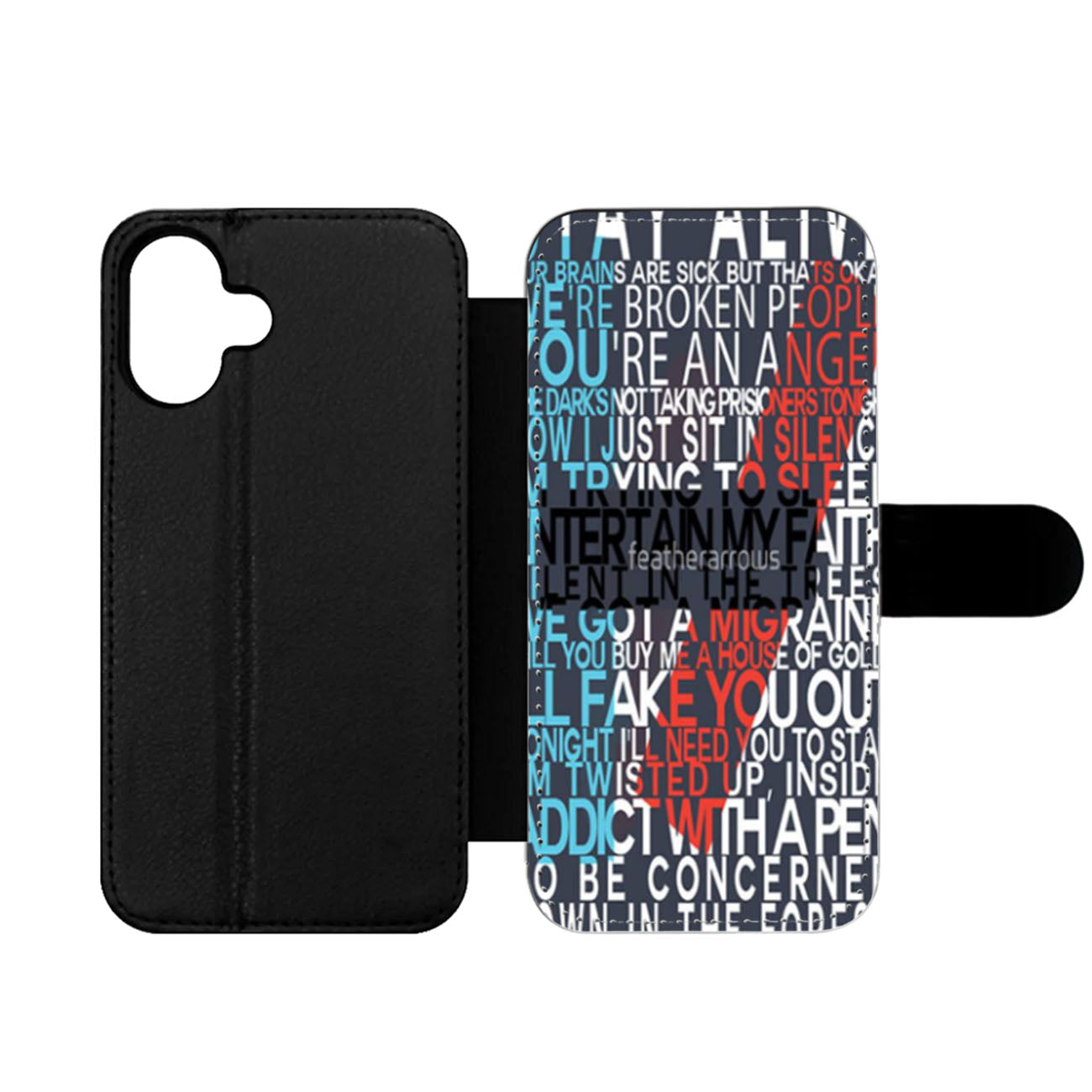 Twenty One Pilots Stay Alive Lyric Wallet iPhone Case