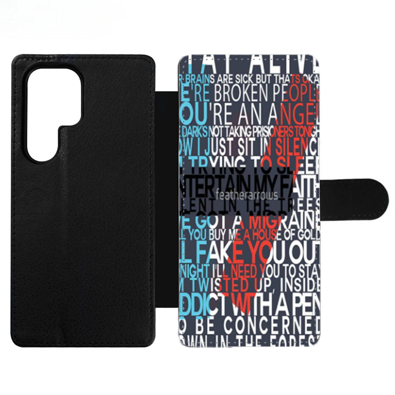 Twenty One Pilots Stay Alive Lyric Wallet Samsung Case