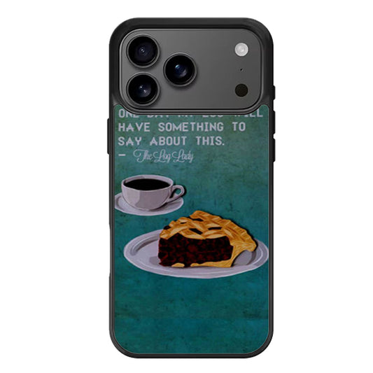 Twin Peaks Coffee and Pie Print iPhone 17 Pro Max Case
