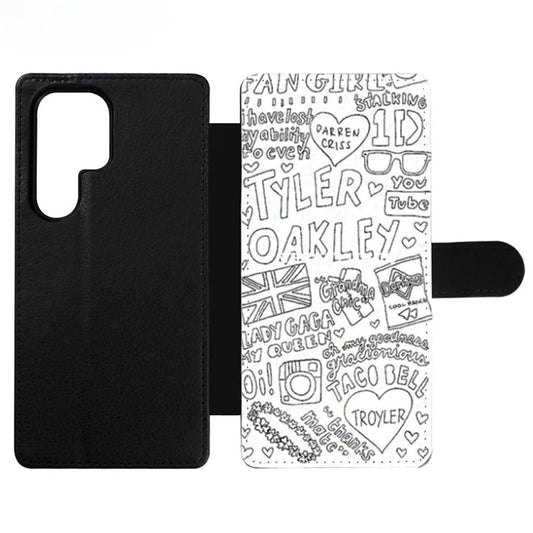 Tyler Oakley Collage Wallet Samsung Case