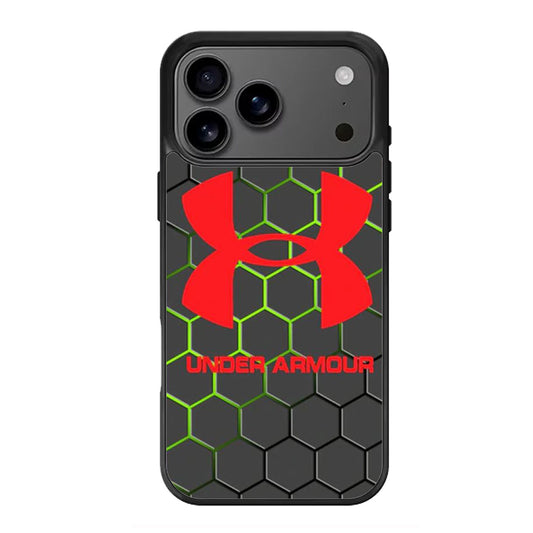 UA Under Armour Red Hexagon iPhone 17 Pro Max Case