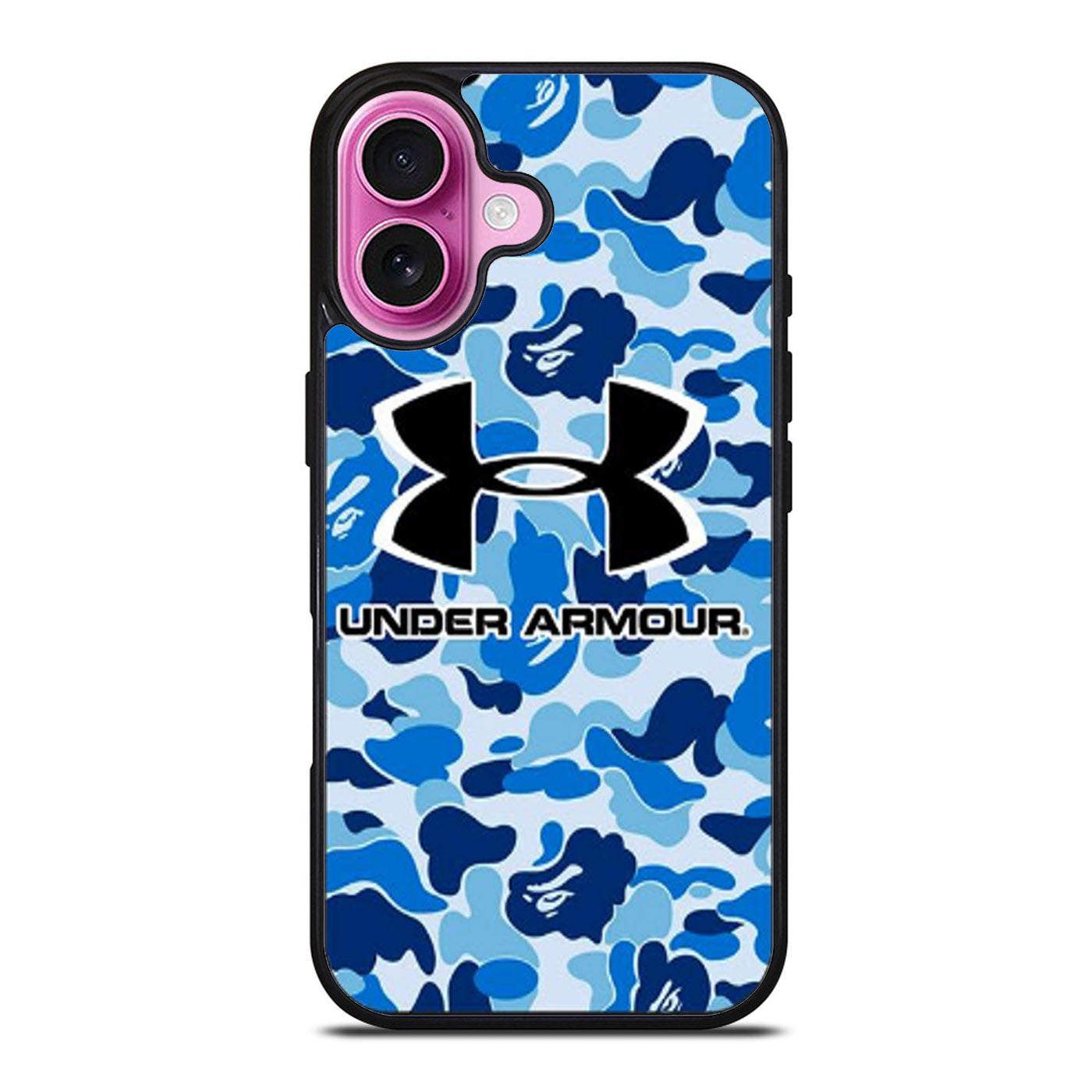 UNDER ARMOUR BLUE CAMO BAPE iPhone Case Cover