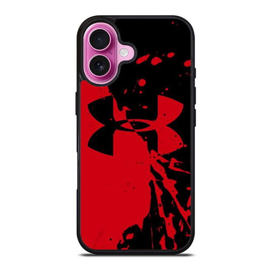 UNDER ARMOUR LOGO RED BLACK iPhone Case Cover