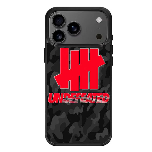 Undefeated Black Camo iPhone 17 Pro Max Case