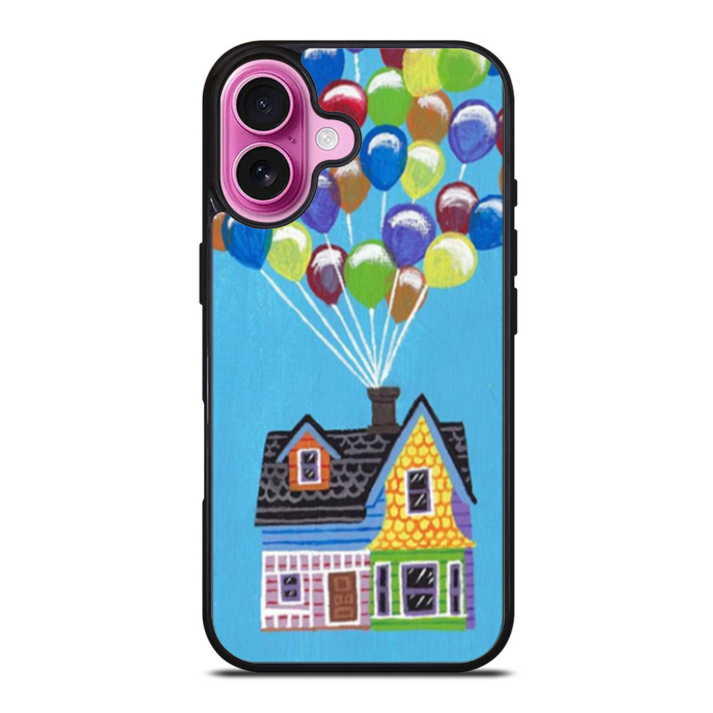 Up Balloon Flying House Two iPhone Case Cover