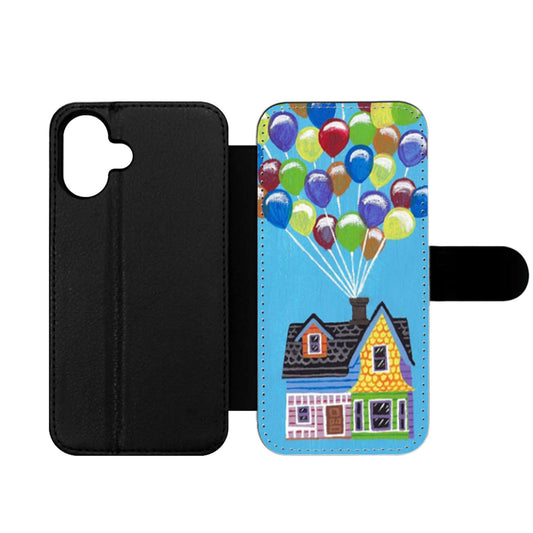 Up Balloon Flying House Two Wallet iPhone Case