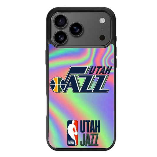 Utah Jazz Holographic iPhone 17 Pro Max Case