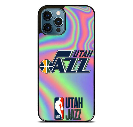 Utah Jazz Holographic iPhone 15 Pro Max Case