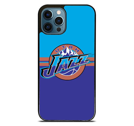 Utah Jazz Logo Stripe iPhone 14 Pro Max Case