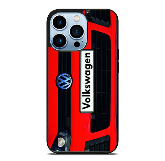 VW Volkswagen Red Emblem iPhone 15 Pro Max Case