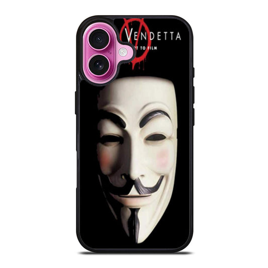 V For Vendetta Design iPhone Case Cover