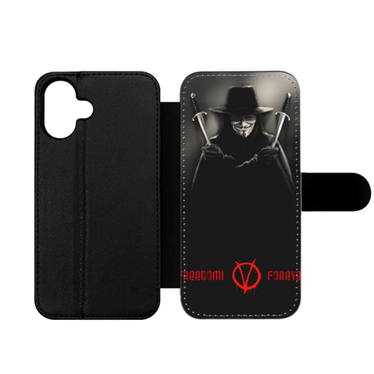 V For Vendetta New Wallet iPhone Case
