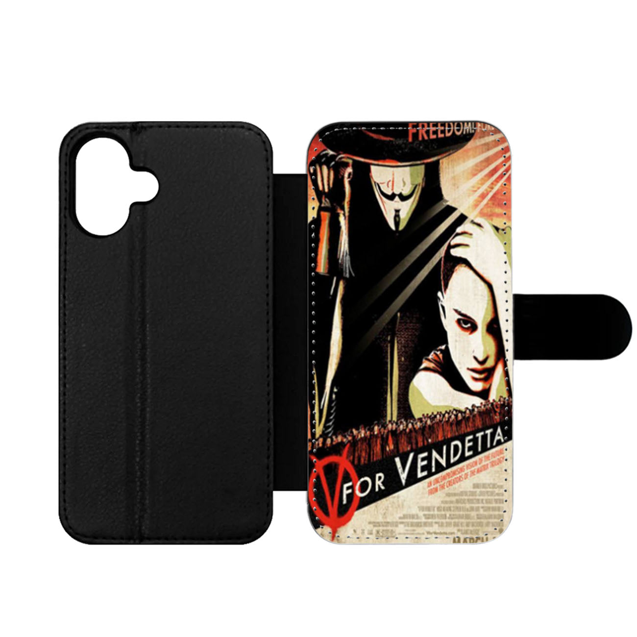 V For Vendetta Poster Wallet iPhone Case