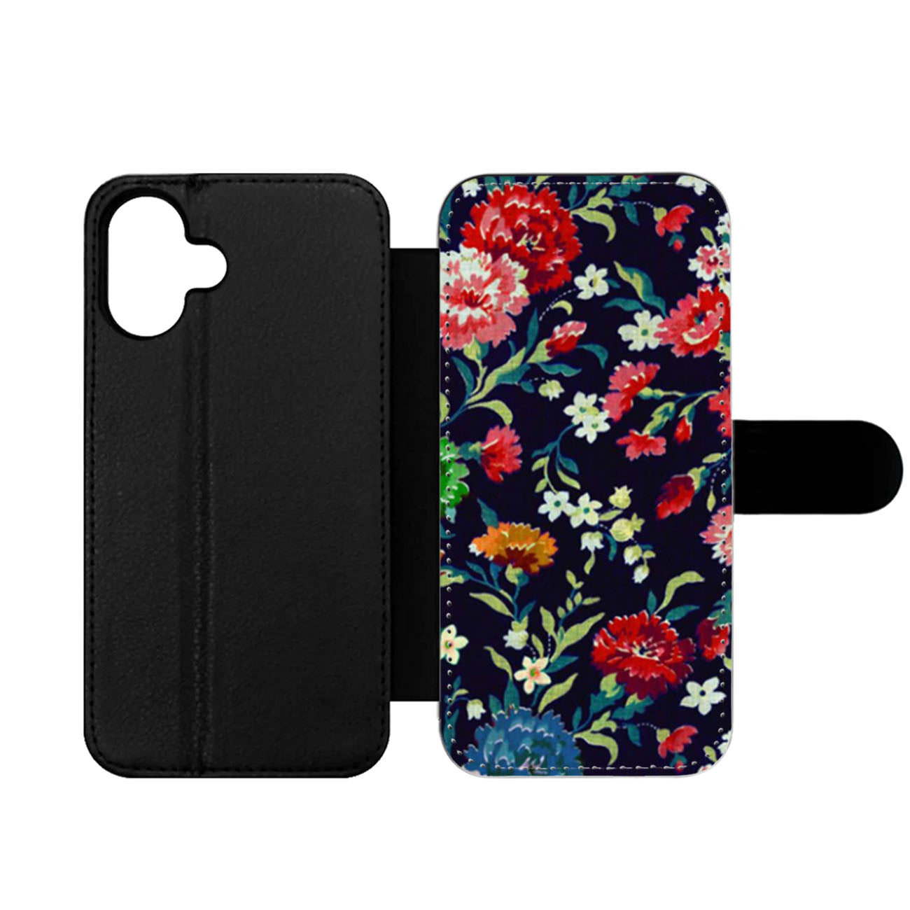 Vampire Weekend Floral Pattern Wallet iPhone Case