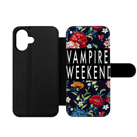 Vampire Weekend Flower Wallet iPhone Case
