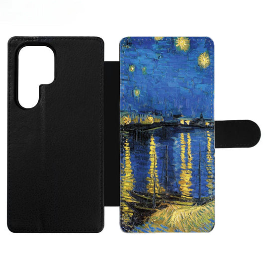 Van Gogh 1888 Starry Night Wallet Samsung Case