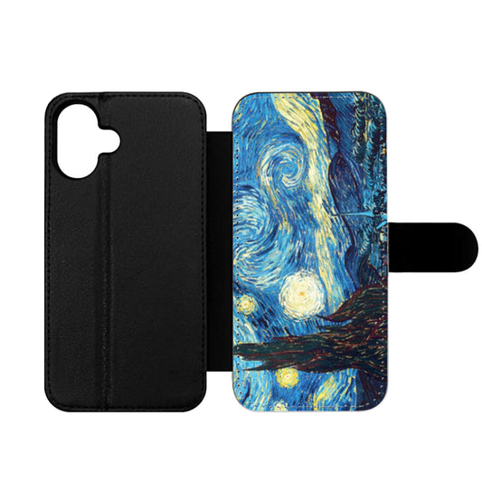 Van Gogh Starry Night Wallet iPhone Case