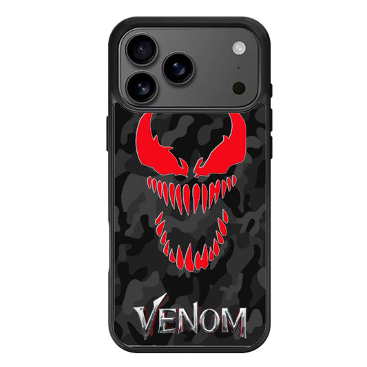 Venom Black Camo iPhone 17 Pro Max Case