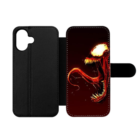Venom Spider Man Wallet iPhone Case