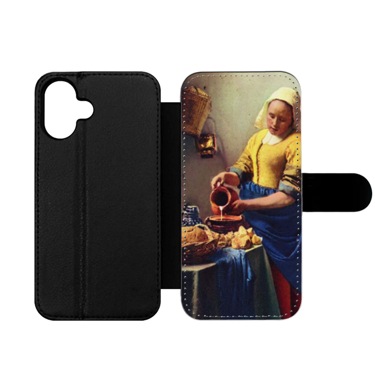 Vermeer Milkmaid Wallet iPhone Case