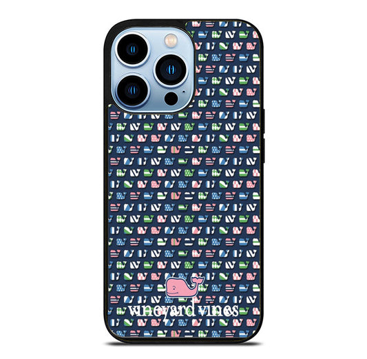 Vineyard Vines Logo Wallpaper iPhone 14 Pro Max Case