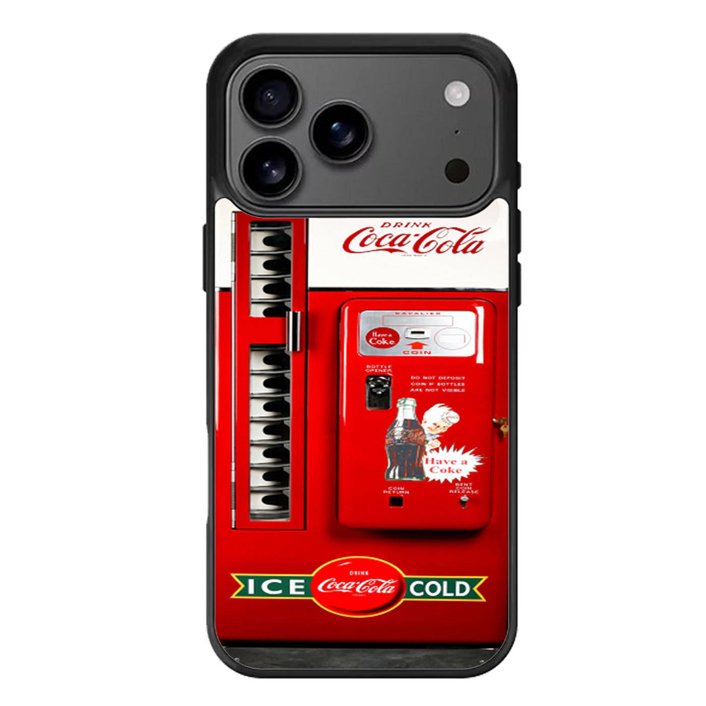 Vintage Coca Cola machine iPhone 17 Pro Max Case