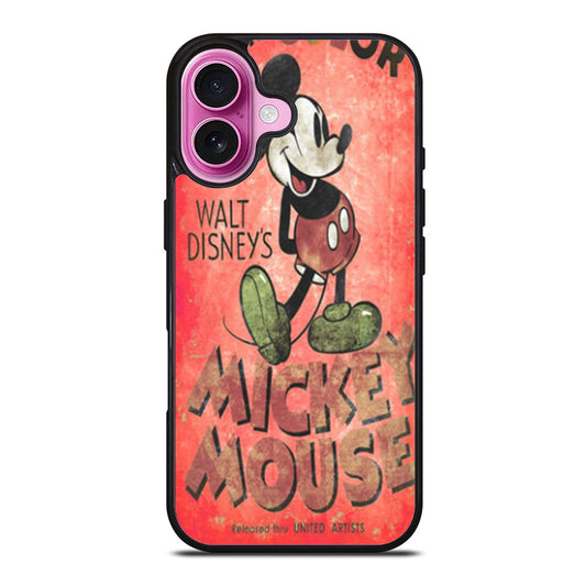 Vintage Dinsey Mickey Mouse Retro Disneyland iPhone Case Cover