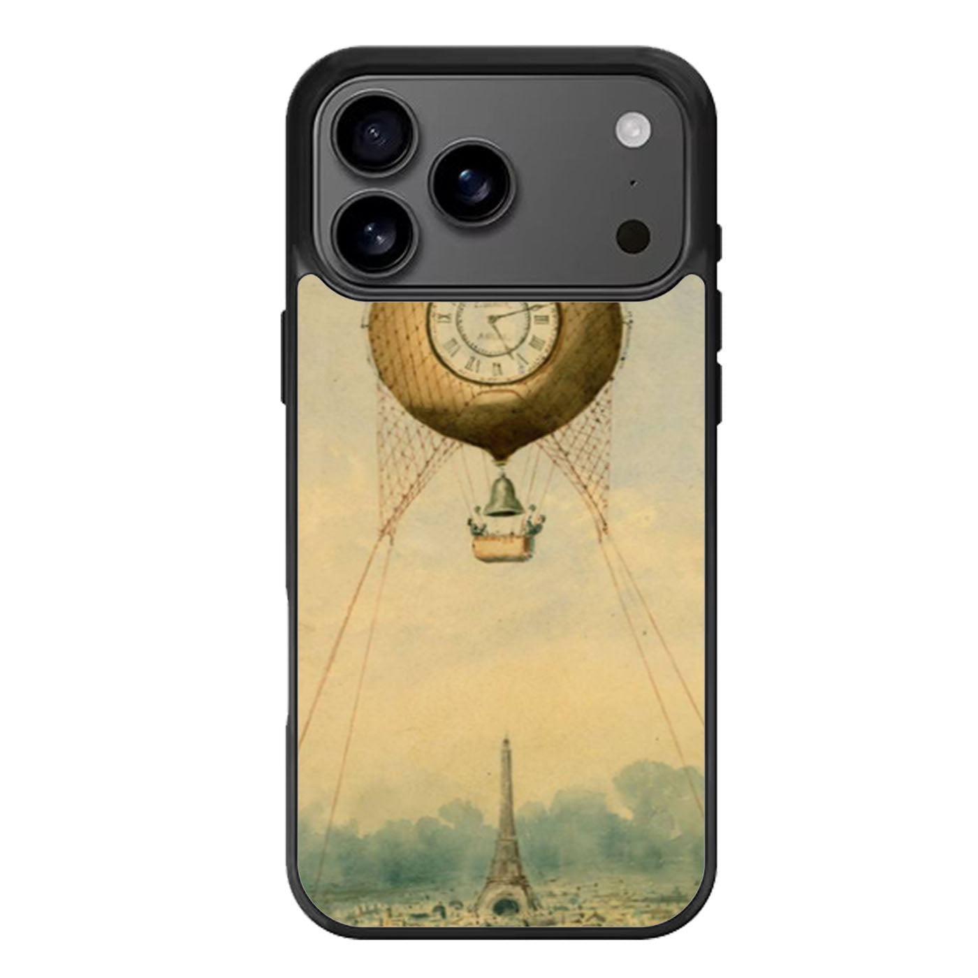 Vintage Eiffel Baloon Watches iPhone 17 Pro Max Case