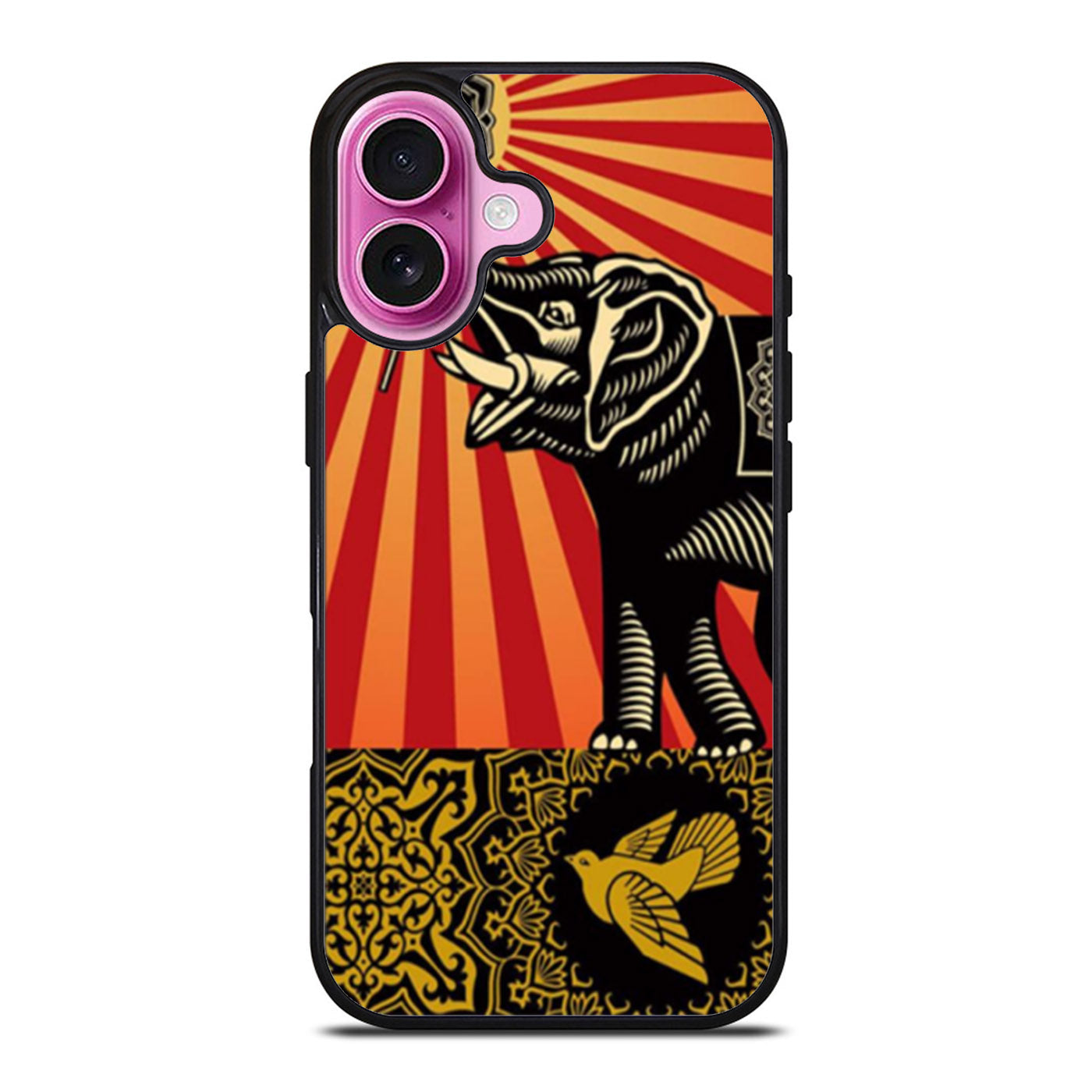 Vintage Elephant Art iPhone Case Cover