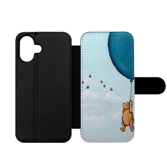 Vintage Winnie The Pooh Balloon Wallet iPhone Case