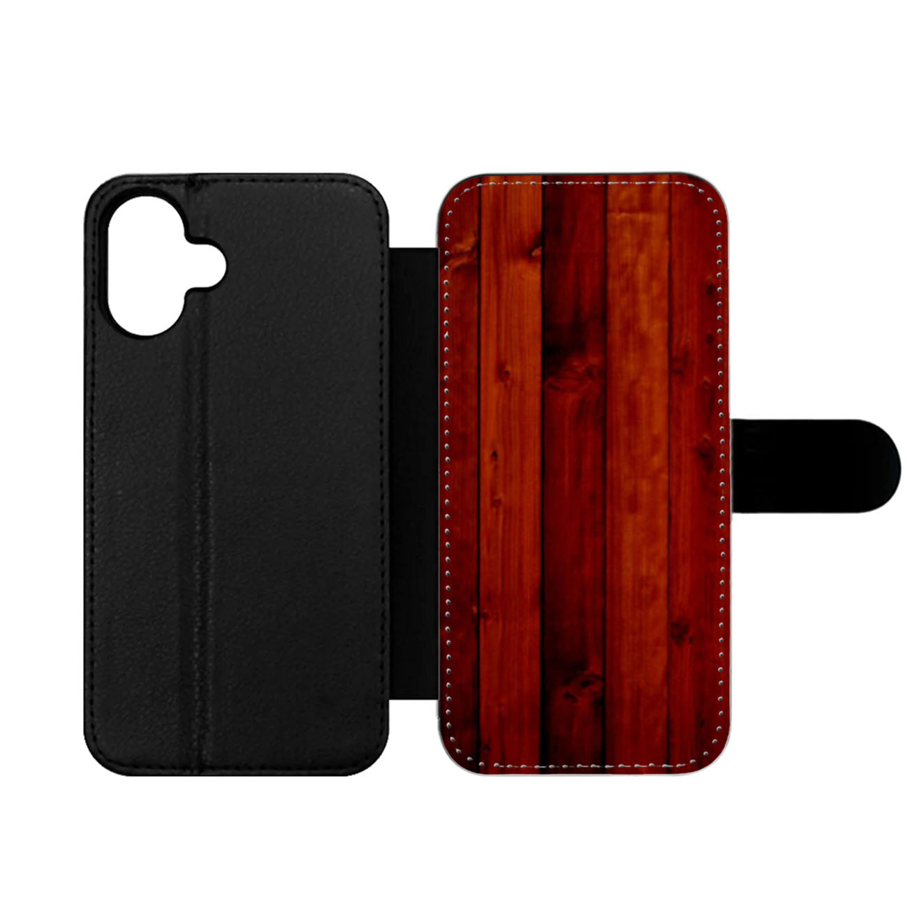 Vintage Wood Wallet iPhone Case