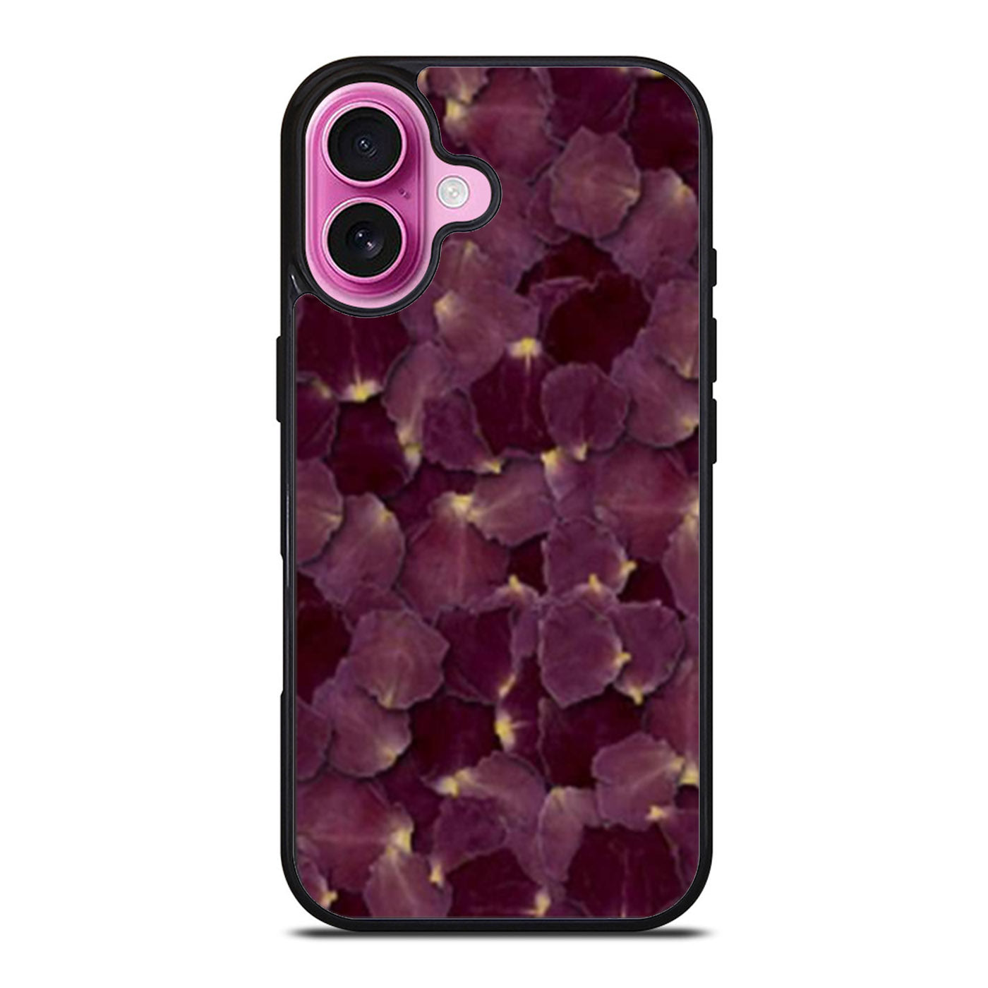 Violet Flower Leaves iPhone Case Cover