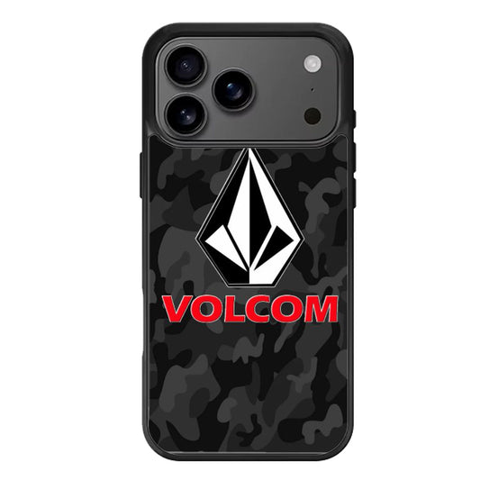 Volcom Black Camo iPhone 17 Pro Max Case