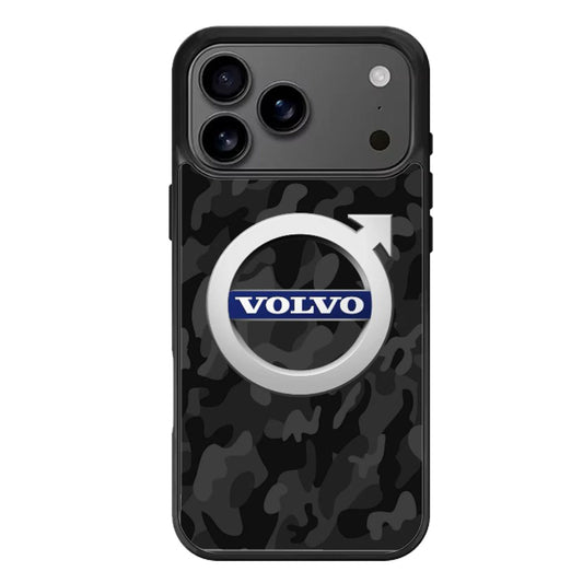 Volvo Black Camo iPhone 17 Pro Max Case