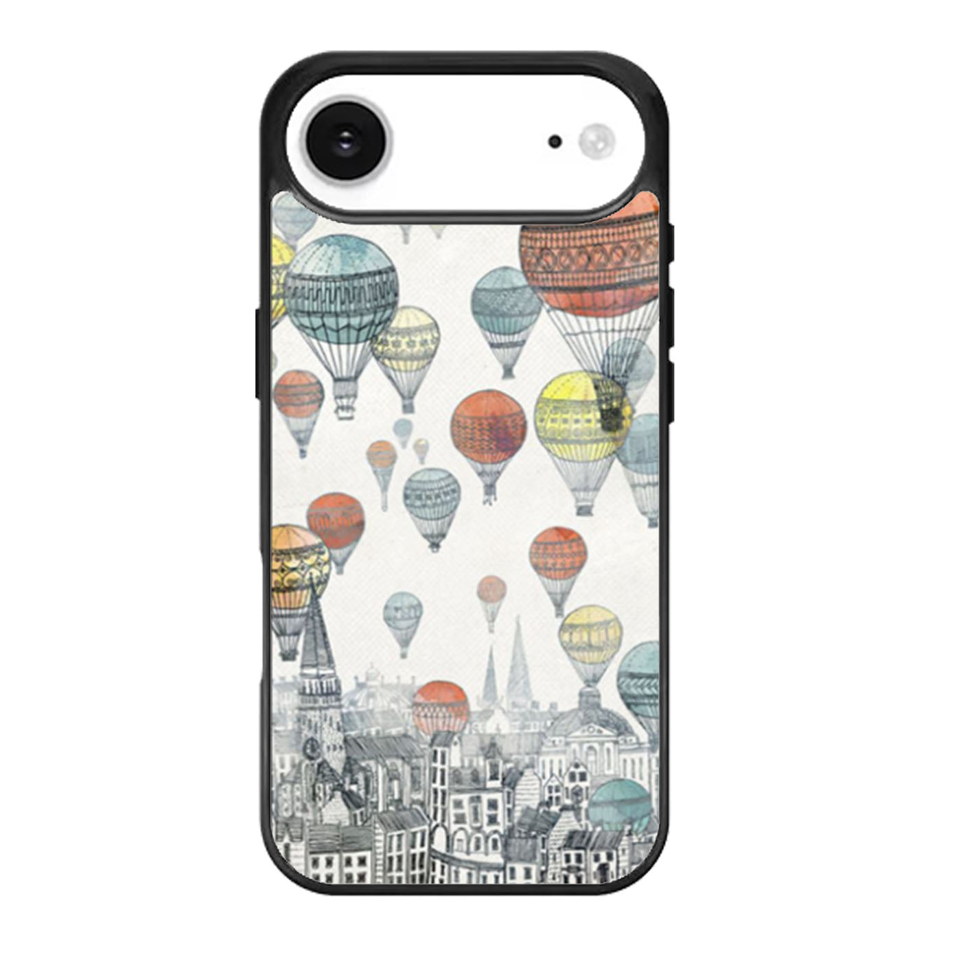 Voyages Over Edinburgh Balloon iPhone Air Case