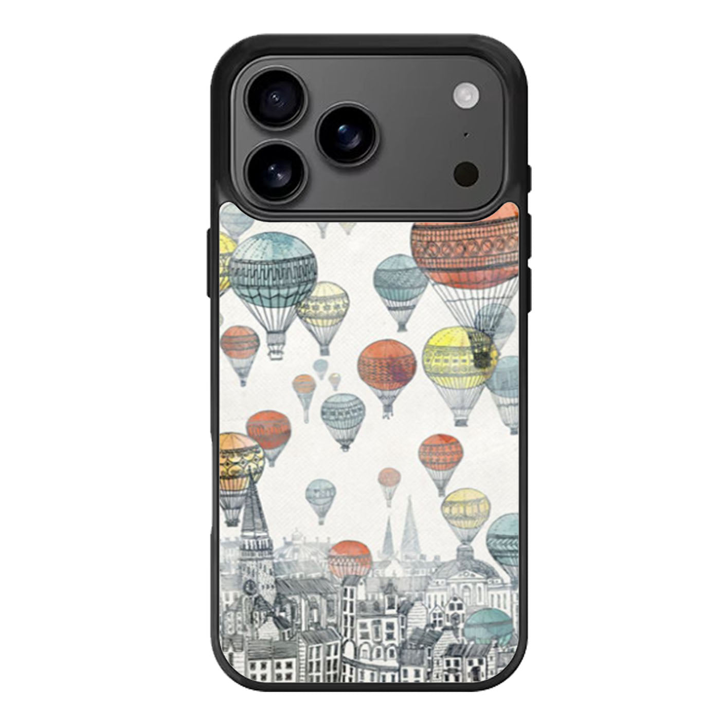 Voyages Over Edinburgh Balloon iPhone 17 Pro Max Case