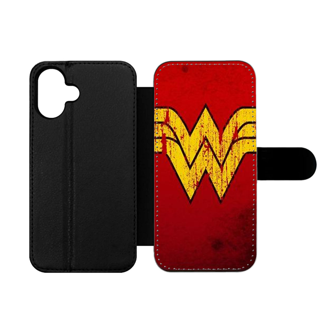 WONDER WOMAN LOGO ART Wallet iPhone Case