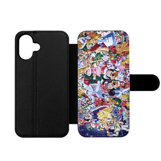 Walt Disney All Character Design Wallet iPhone Case