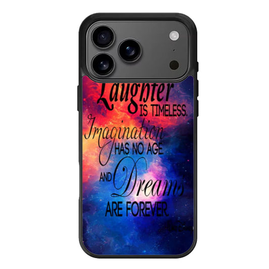 Walt Disney Quote Nebula iPhone 17 Pro Max Case
