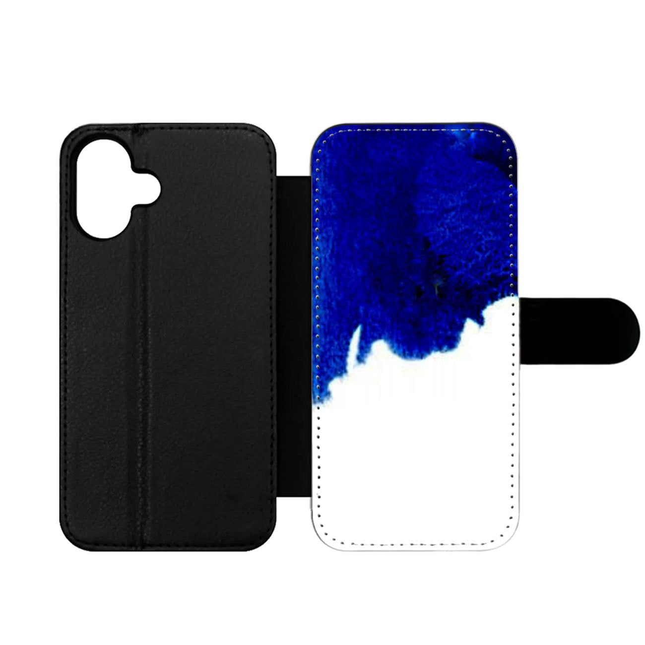 Watercolor Blue Wallet iPhone Case