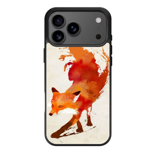 Watercolor Fox iPhone 17 Pro Max Case