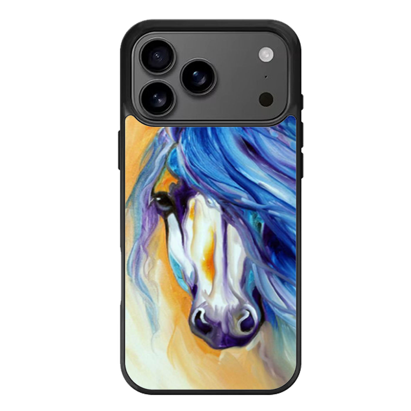 Watercolor Horse Starlight Mane iPhone 17 Pro Max Case