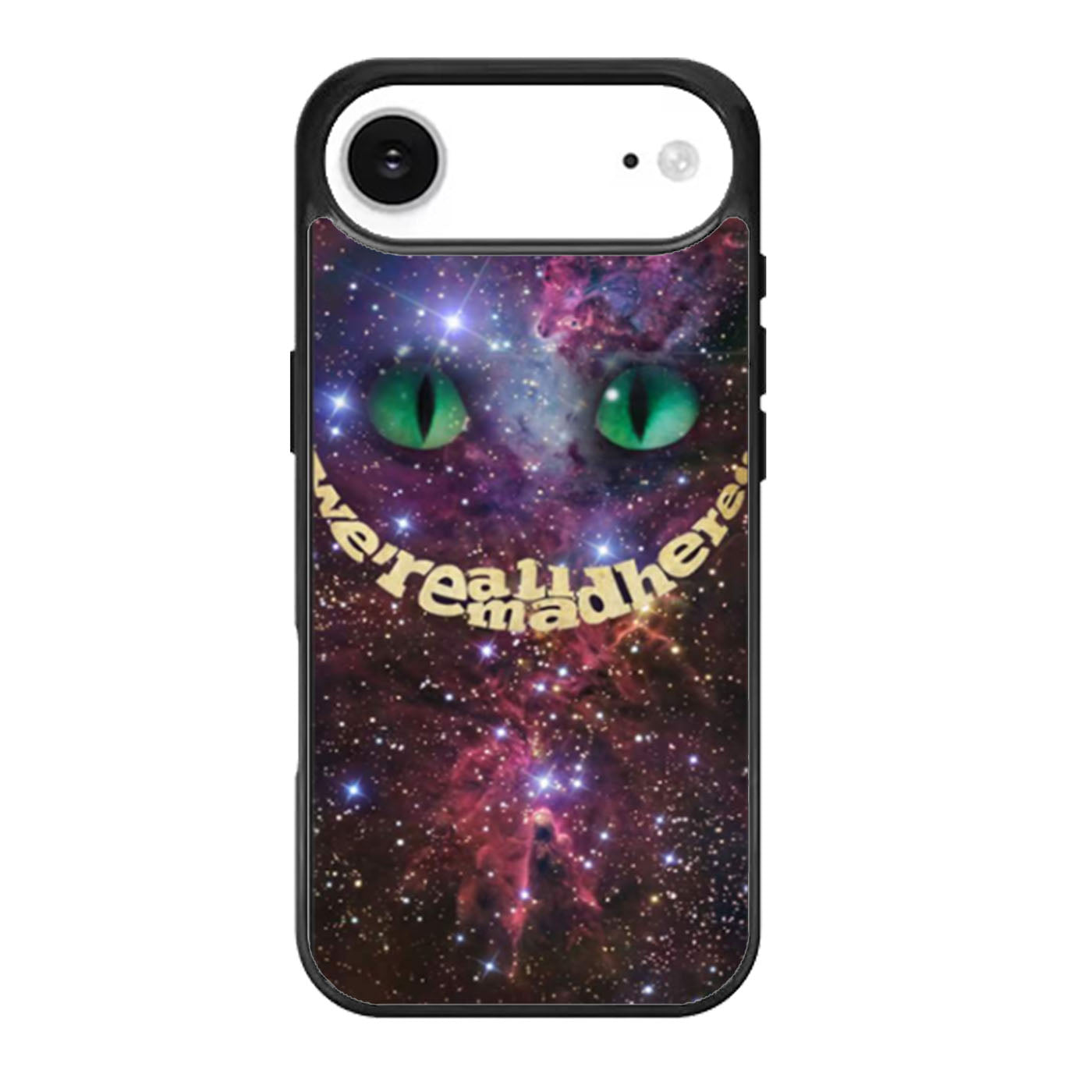 Were All Mad Here Alice in Wonderland Nebula Quote iPhone Air Case