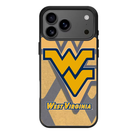 West Virginia Mountaineers Wallpaper iPhone 17 Pro Max Case