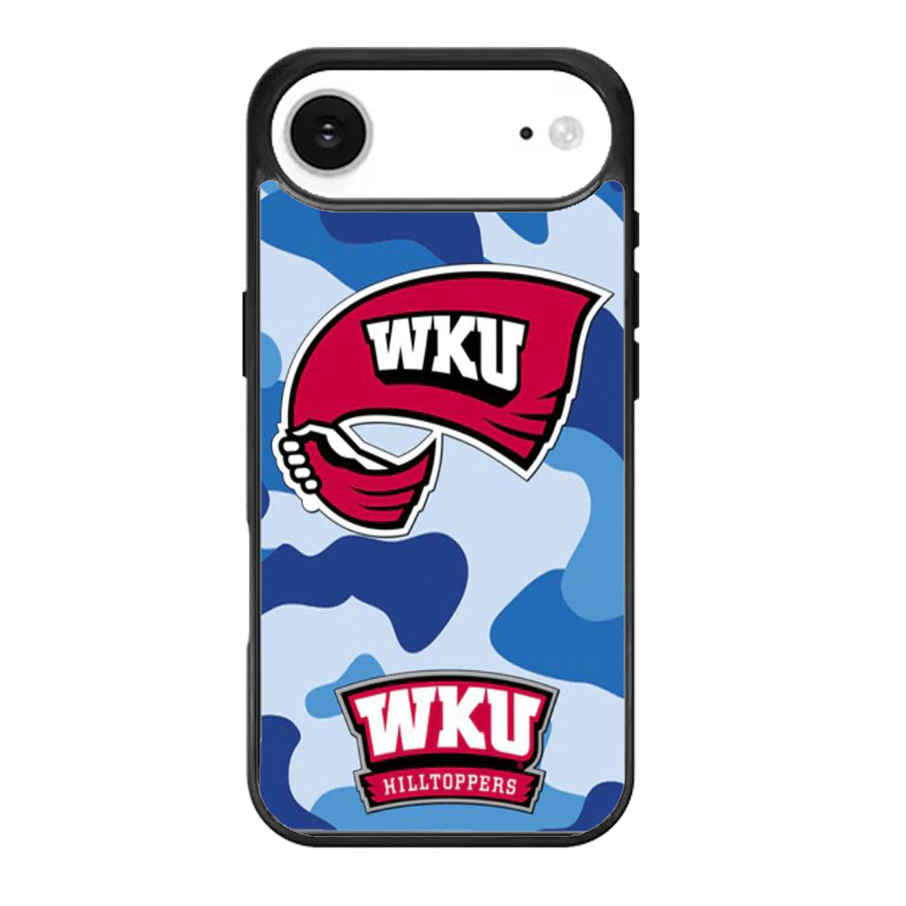Western Kentucky Hilltoppers Blue Camo iPhone Air Case