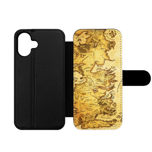 Westeros Map Wallet iPhone Case