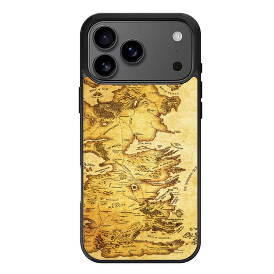 Westeros Map iPhone 17 Pro Max Case
