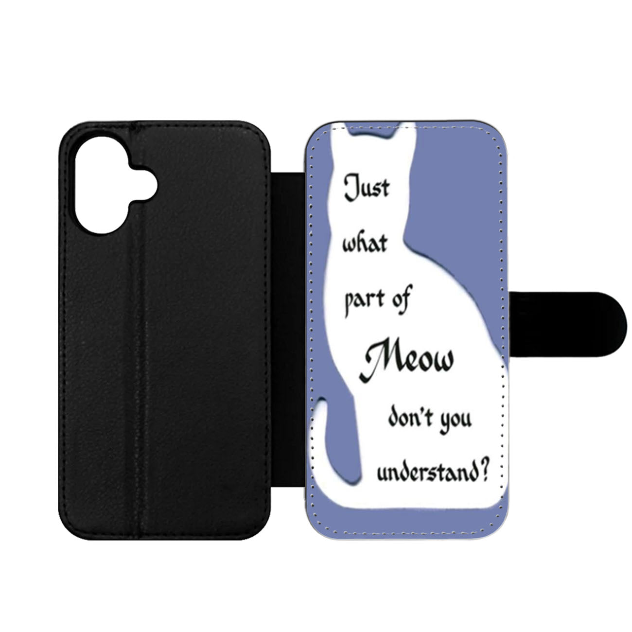 What Part Of Meow Wallet iPhone Case