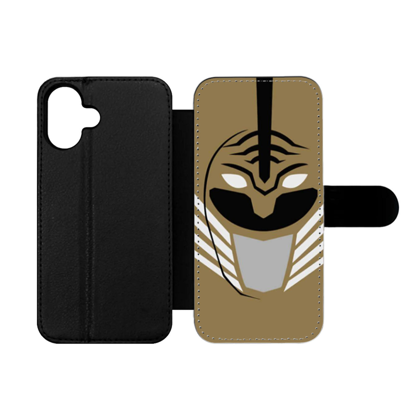 White Power Rangers Wallet iPhone Case